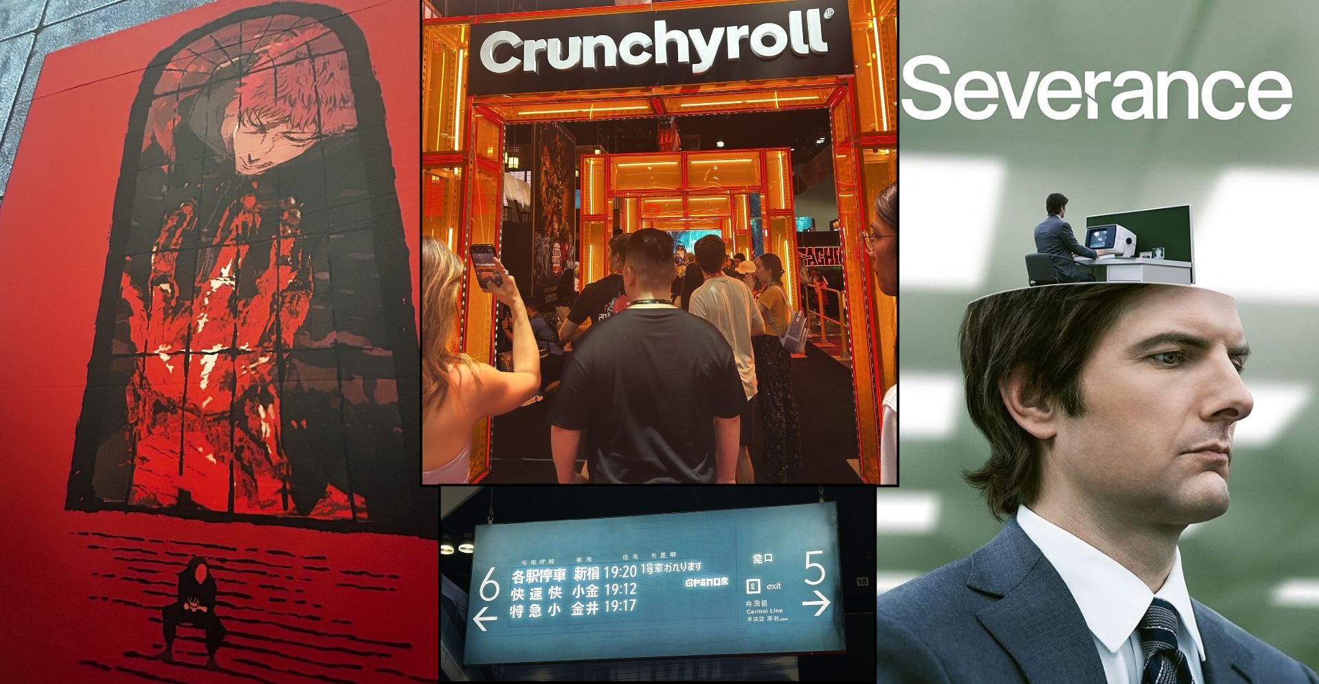 Jujutsu Kaisen × Severance — Crunchyroll × Apple TV+ Pop-Up at Anime Expo 2026